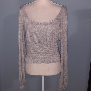 Fashion Nova long sleeve crop top